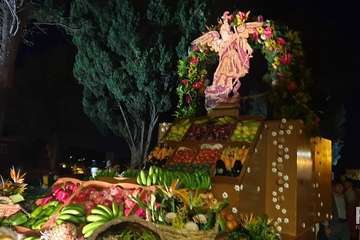 La carreta de Arenales triunfa en la romería de Valsequillo (Foto Francisco Javier Santana)